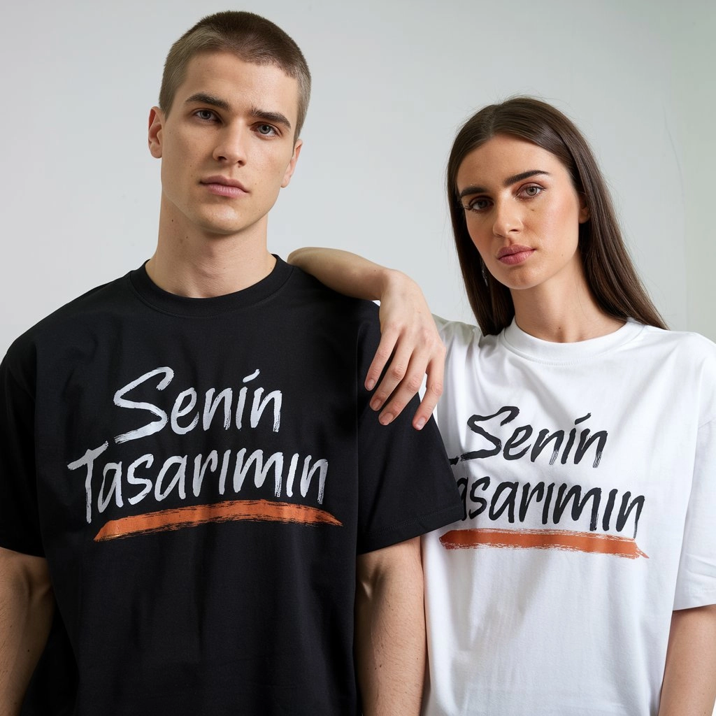 PREMIUM Kalite Kendin Tasarla Kişiye Özel Baskılı T-shirt Kırmızı