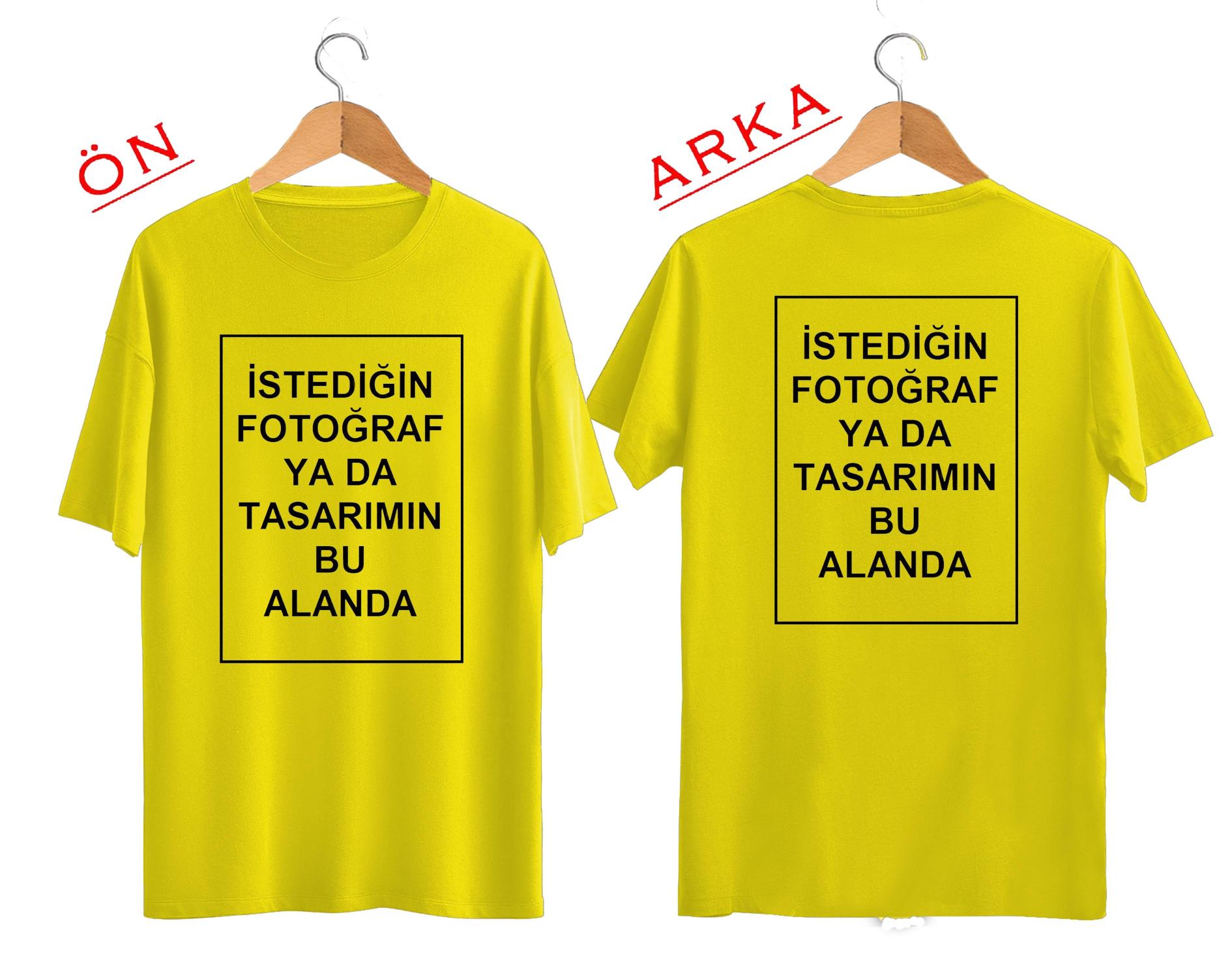 Kendin Tasarla Kişiye Özel Baskılı T-shirt