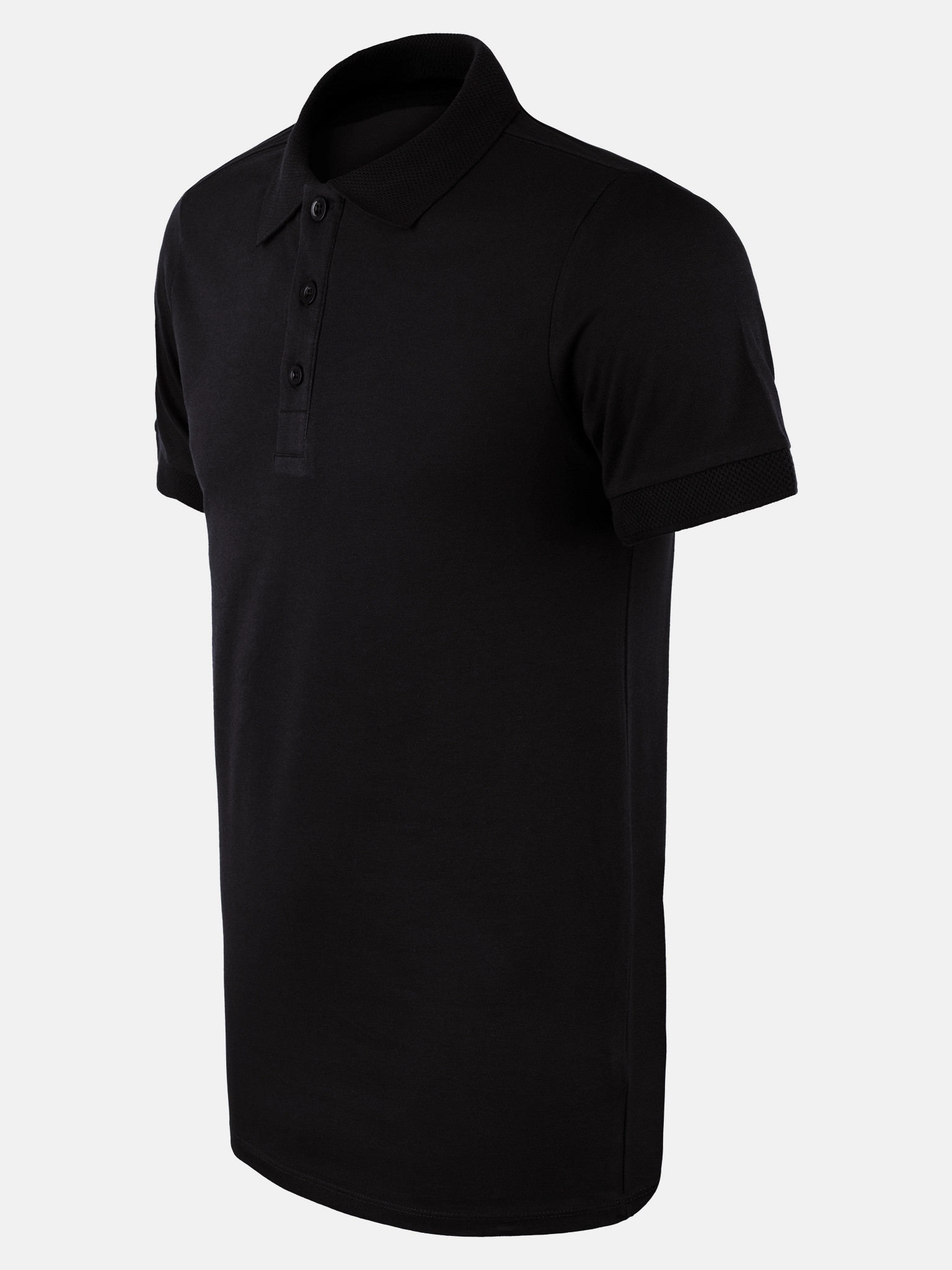 PREMIUM Kalite Kendin Tasarla Kişiye Özel Baskılı Polo Yaka T-shirt Siyah